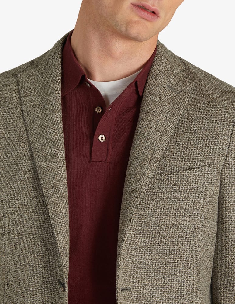 Slowear Montedoro Giacca slim fit in lana, cotone e cashmere - immagine 3 Slowear Montedoro Giacca slim fit in lana, cotone e cashmere - immagine 3
