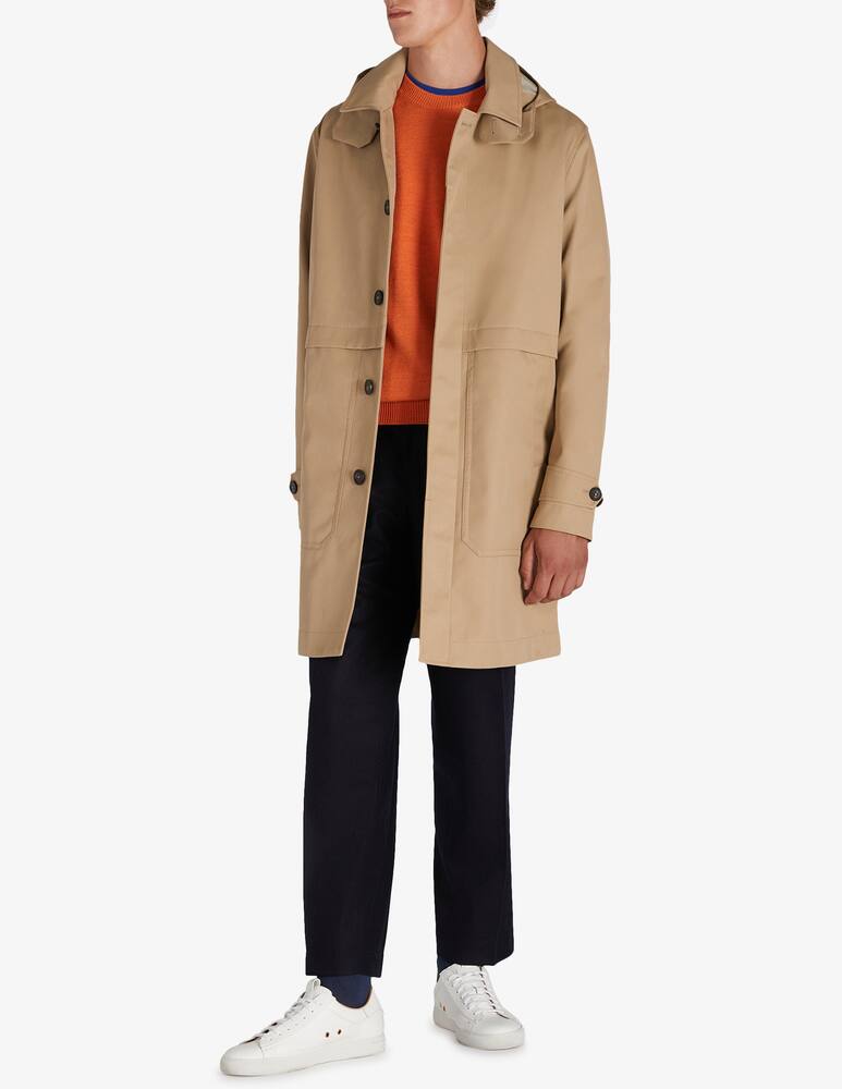 rinascente Slowear Montedoro Carcoat regular fit in cotone tecnico certificato