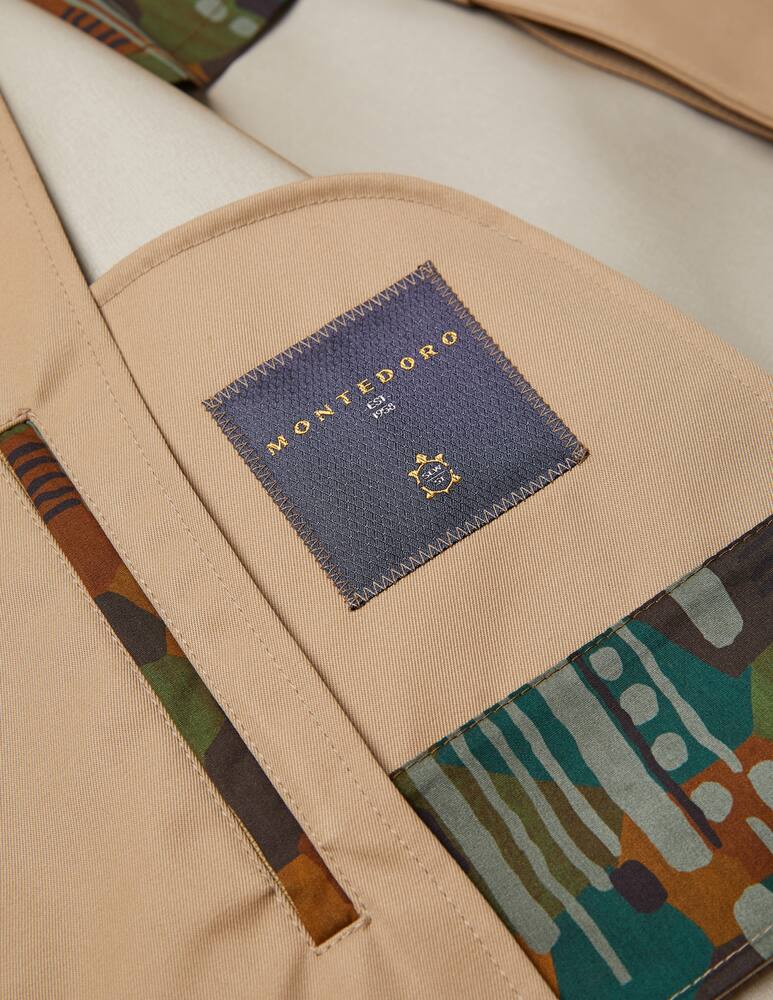 rinascente Slowear Montedoro Carcoat regular fit in cotone tecnico certificato