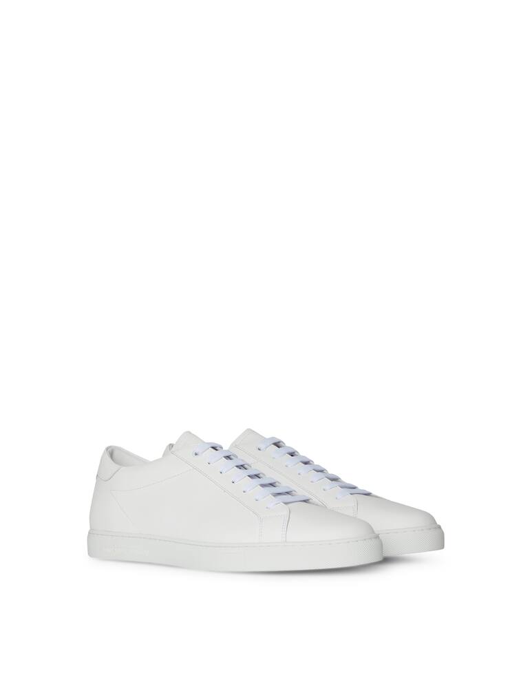Emporio Armani Sneakers in nappa con logo sul retro - immagine 2 Emporio Armani Sneakers in nappa con logo sul retro - immagine 2