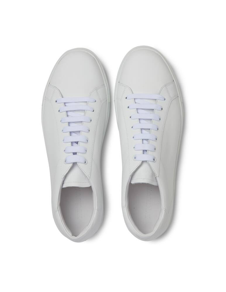 Emporio Armani Sneakers in nappa con logo sul retro - immagine 3 Emporio Armani Sneakers in nappa con logo sul retro - immagine 3