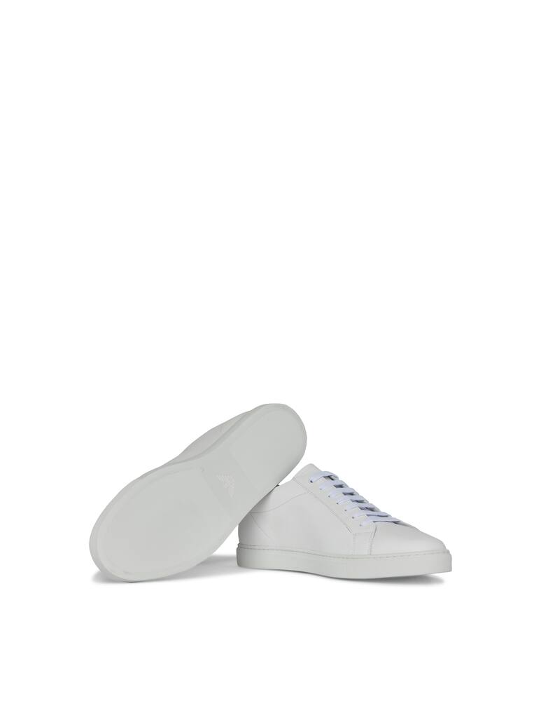 Emporio Armani Sneakers in nappa con logo sul retro - immagine 5 Emporio Armani Sneakers in nappa con logo sul retro - immagine 5