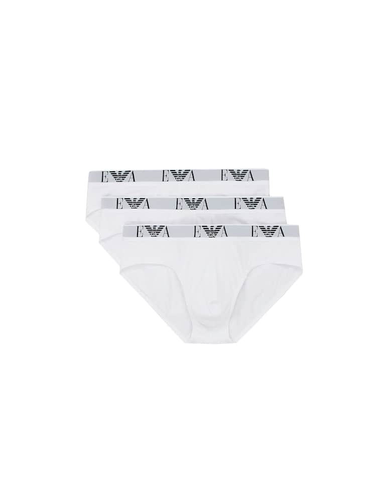 Emporio Armani Pack 3 slip con logo - immagine 1 Emporio Armani Pack 3 slip con logo - immagine 1