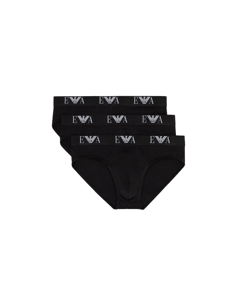 Emporio Armani Pack 3 slip con logo - immagine 1 Emporio Armani Pack 3 slip con logo - immagine 1