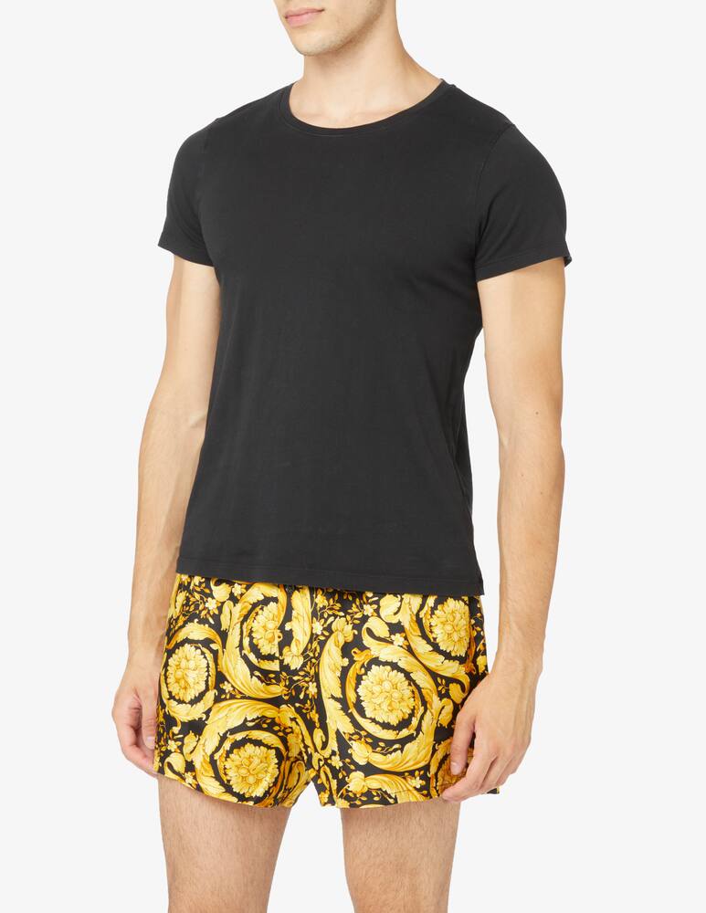 rinascente Versace Boxer seta barocco - Nero