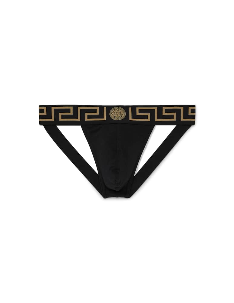 Versace Jockstrap cotton logo - picture 1 Versace Jockstrap cotton logo - picture 1