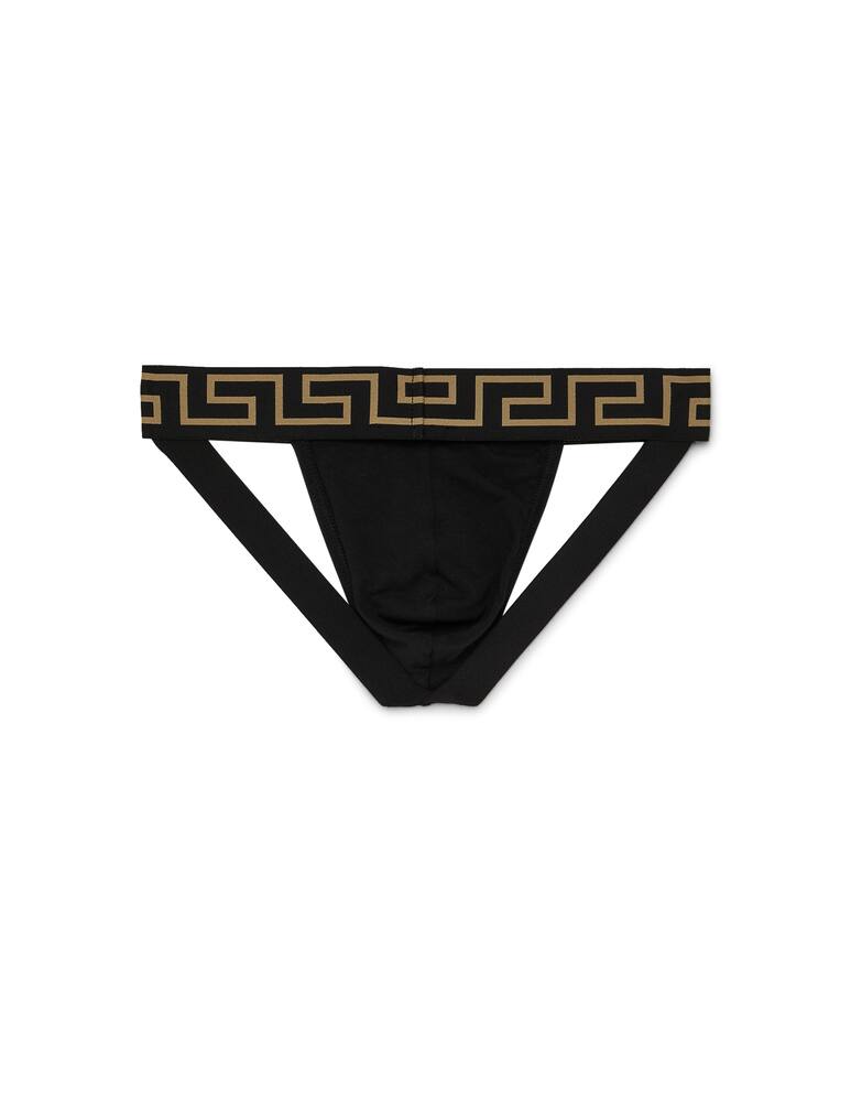 rinascente Versace Jockstrap bordo greca 