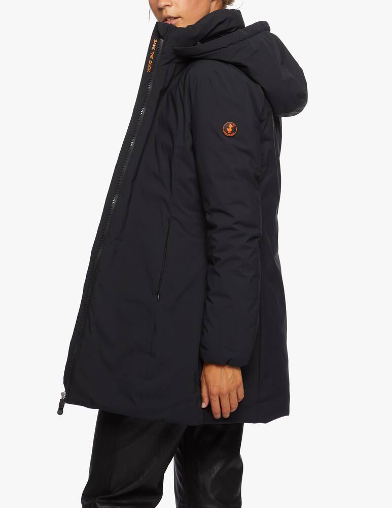 rinascente Save The Duck Hooded long padded coat Matty