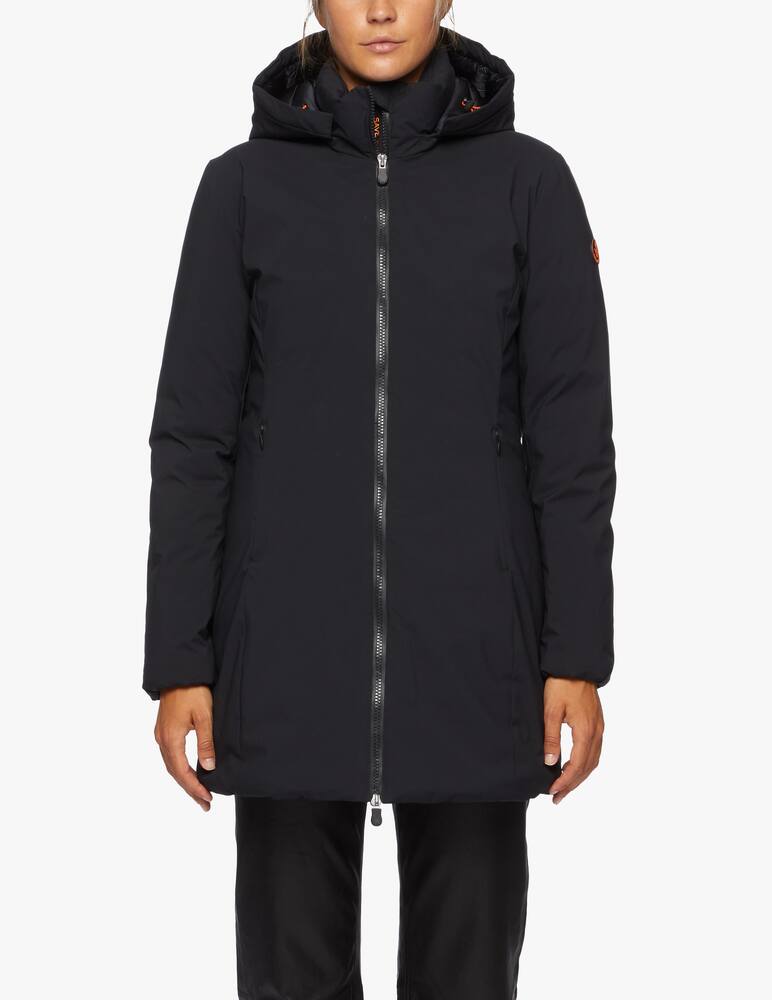 rinascente Save The Duck Hooded long padded coat Matty