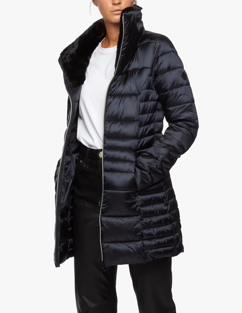 rinascente Save The Duck Piumino lungo collo pelliccia sintetica Irisy