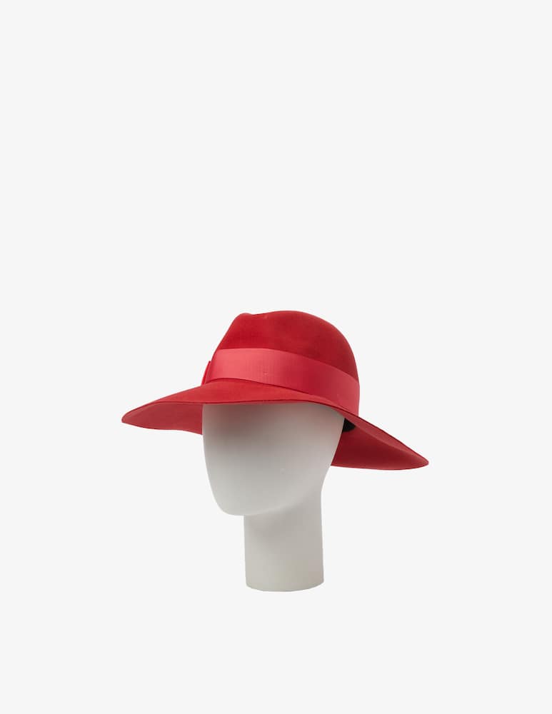 Borsalino Feltro rasato sfoderato cinta cannete 4 cm - immagine 1