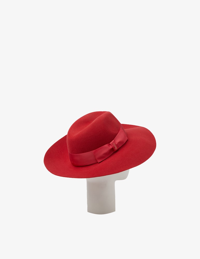 Borsalino Feltro rasato sfoderato cinta cannete 4 cm - immagine 3