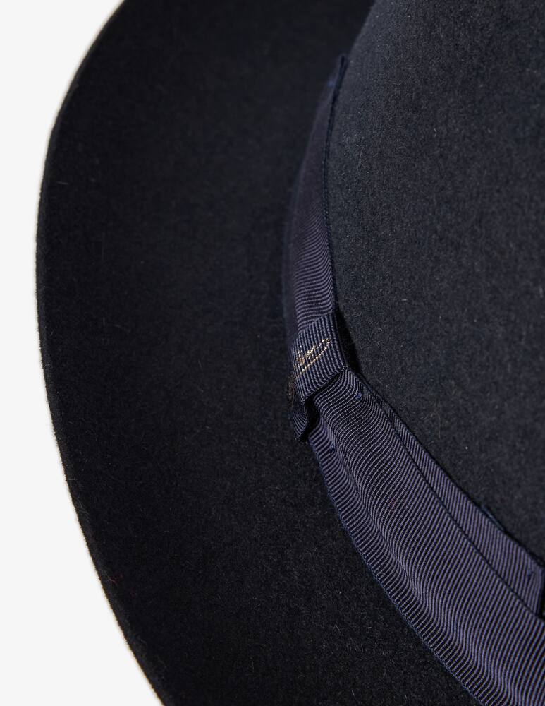 Borsalino Cappello marengo rasato tesa media cinta cannete - immagine 4 Borsalino Cappello marengo rasato tesa media cinta cannete - immagine 4