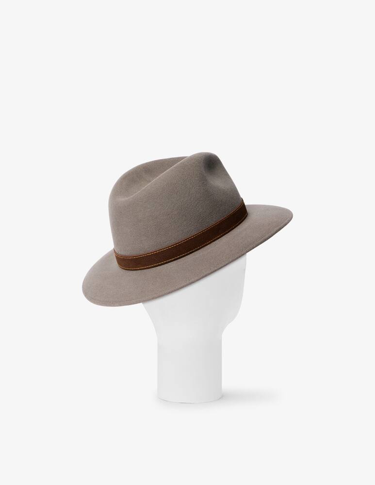 rinascente Borsalino Felt fedora with leather band