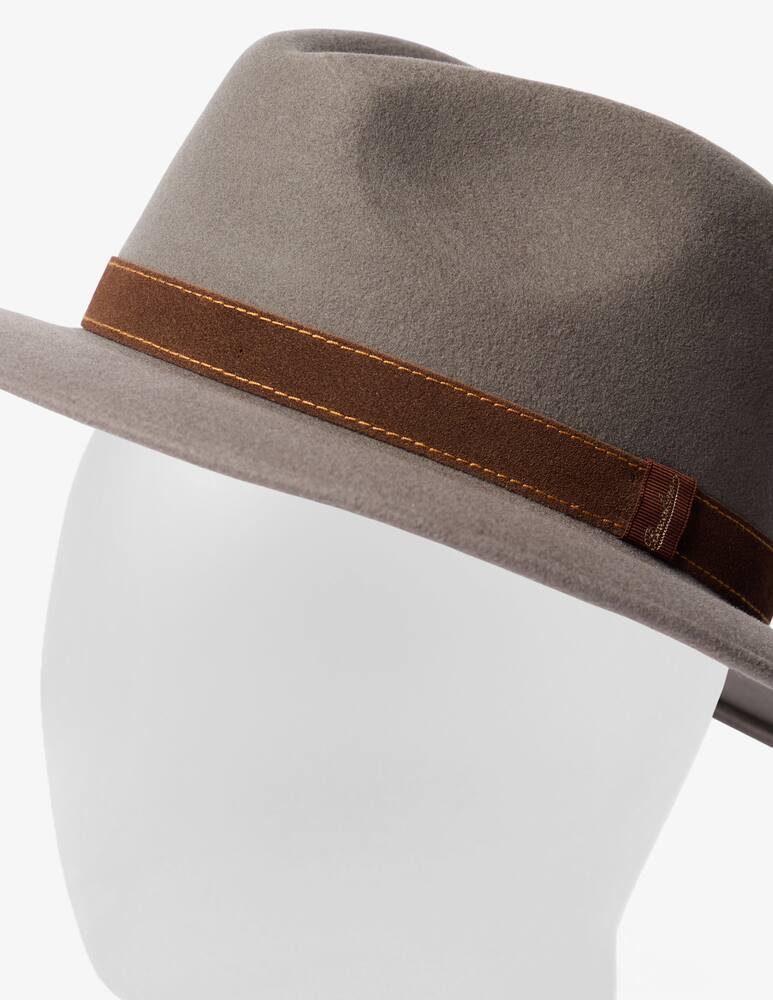 rinascente Borsalino Felt fedora with leather band