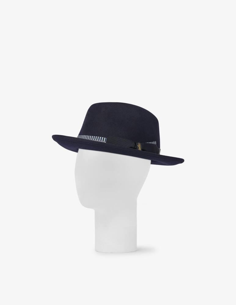 rinascente Borsalino Cappello feltro tesa media cinta a righe