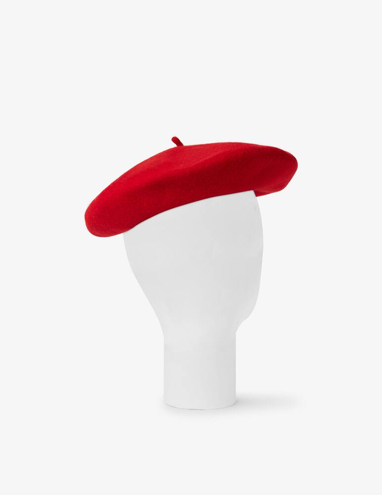 rinascente Borsalino Basco in lana sfoderato logo 