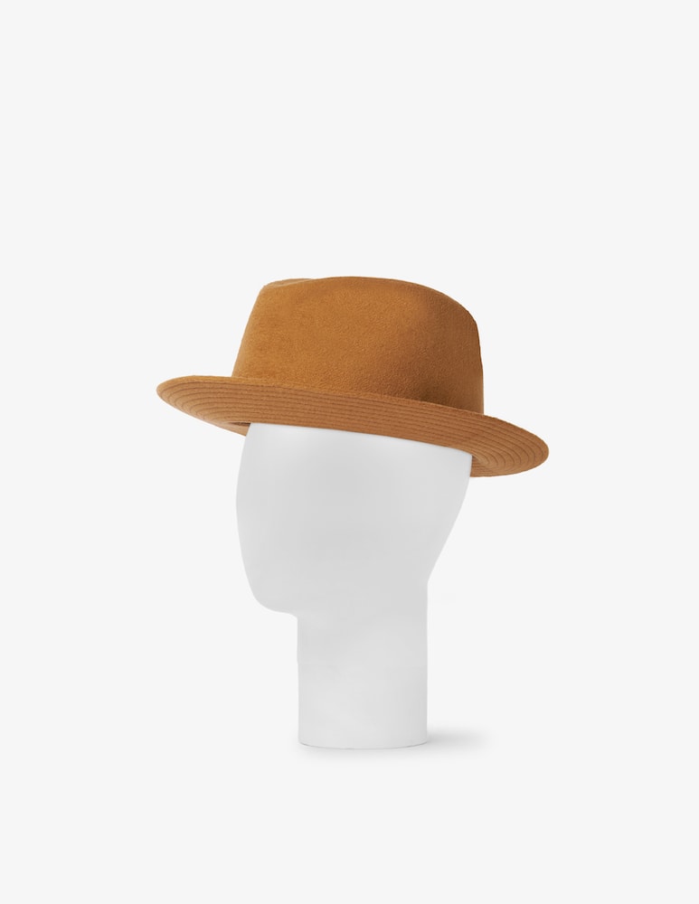 Borsalino Cappello fedora tesa piccola bandierina logata - immagine 1 Borsalino Cappello fedora tesa piccola bandierina logata - immagine 1