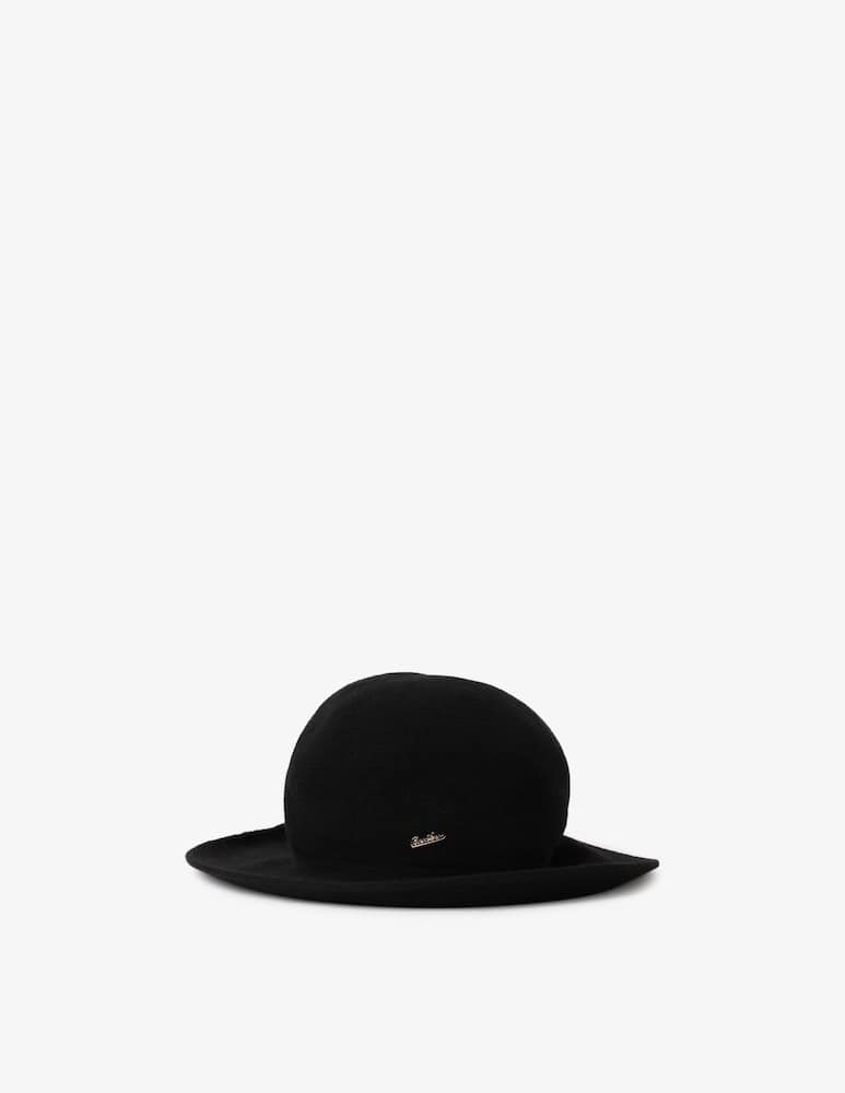 Borsalino Brim cloche and logo pin - picture 2 Borsalino Brim cloche and logo pin - picture 2