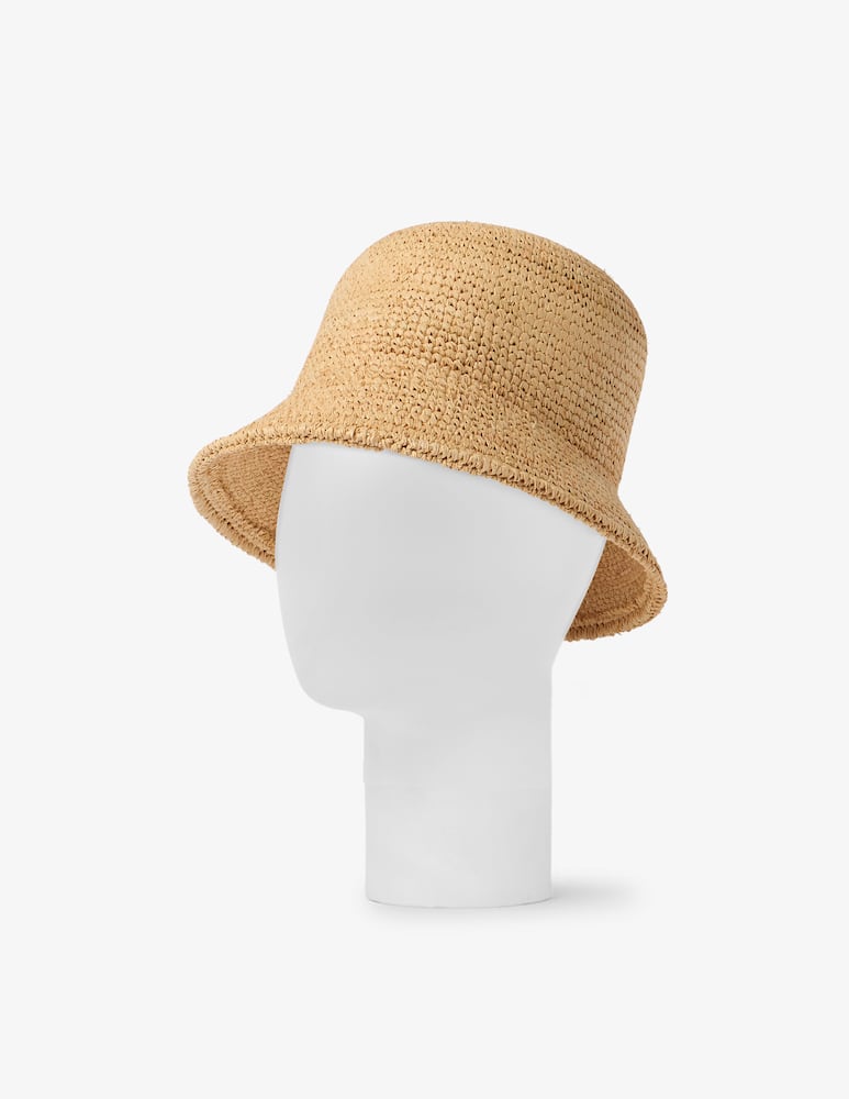 rinascente Borsalino Cappello cloche in rafia Koko