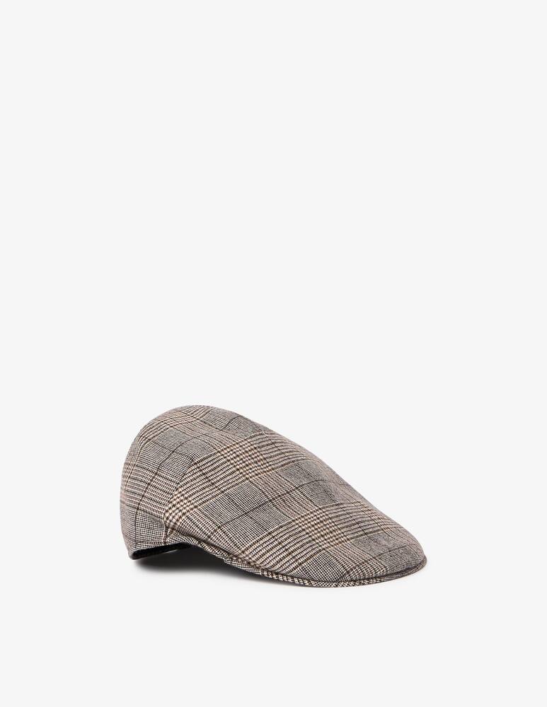 rinascente Borsalino Parigi check flat cap