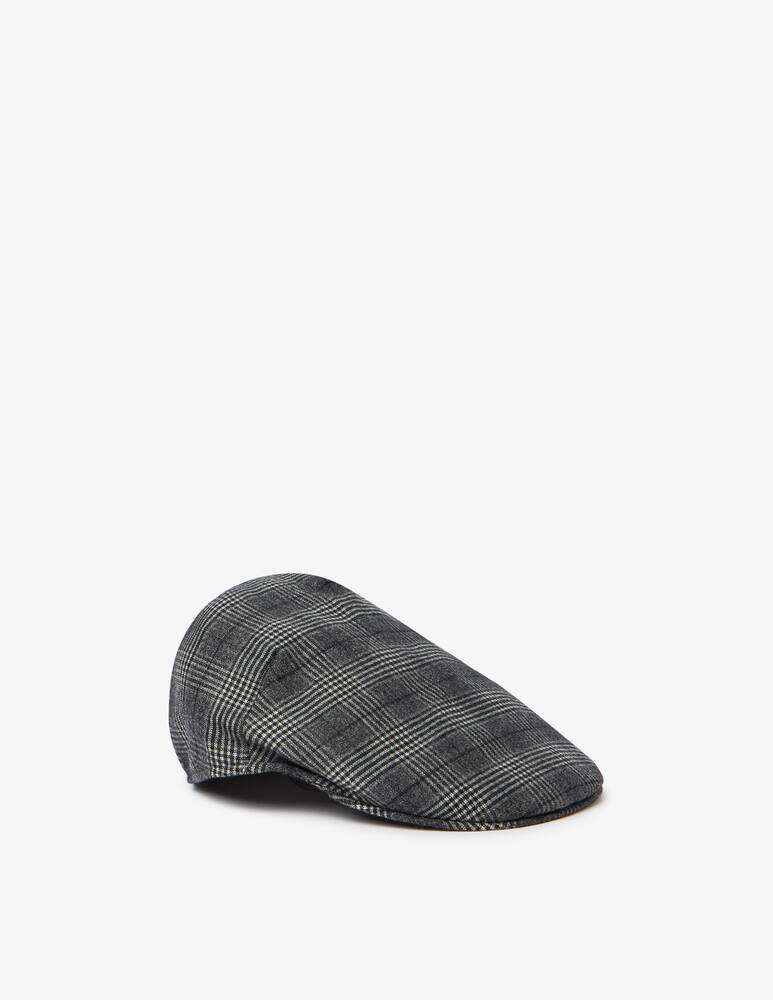 rinascente Borsalino Parigi check flat cap