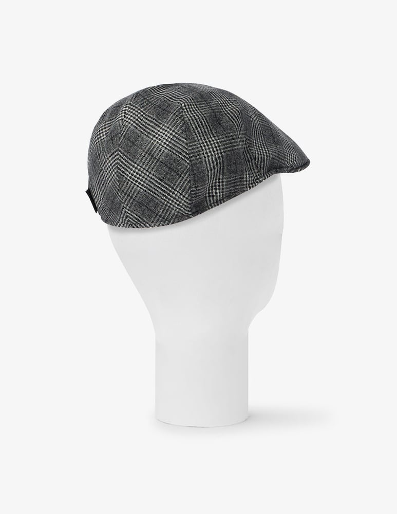 rinascente Borsalino Parigi check flat cap