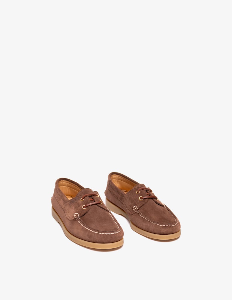 rinascente Sesa Tampa suede boat shoe