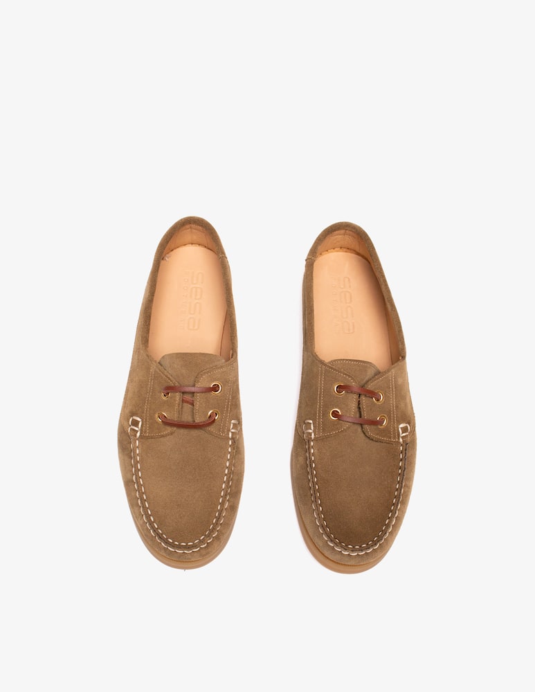 rinascente Sesa Tampa suede boat shoe