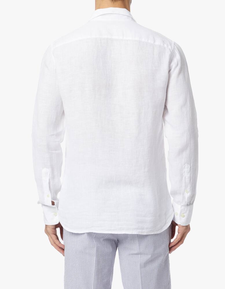 rinascente 120% Lino French collar linen shirt