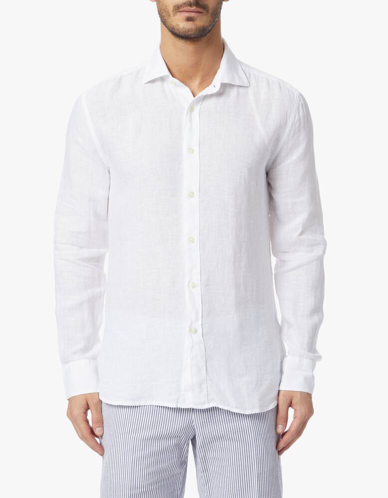 rinascente 120% Lino French collar linen shirt