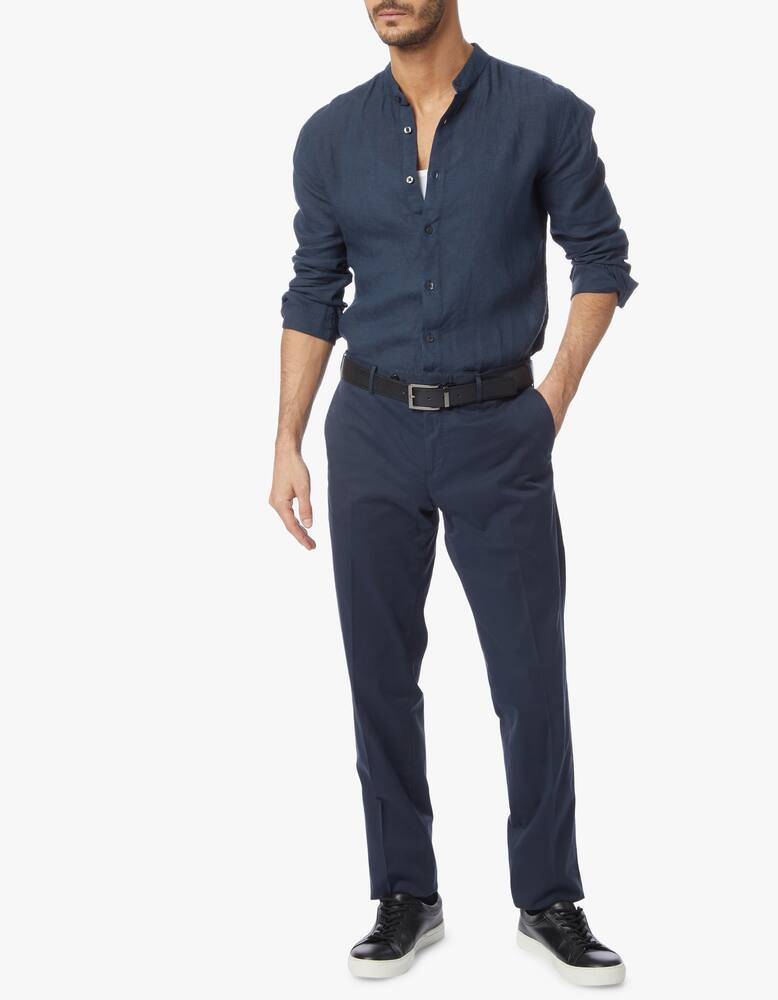 rinascente 120% Lino Camicia in lino con collo coreana