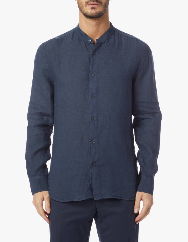 rinascente 120% Lino Camicia in lino con collo coreana