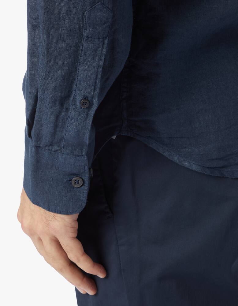 rinascente 120% Lino Camicia in lino con collo coreana