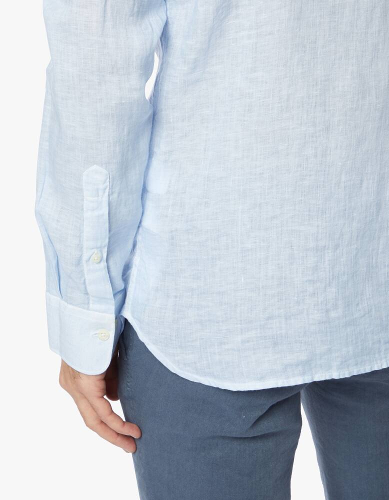 rinascente 120% Lino French collar linen shirt