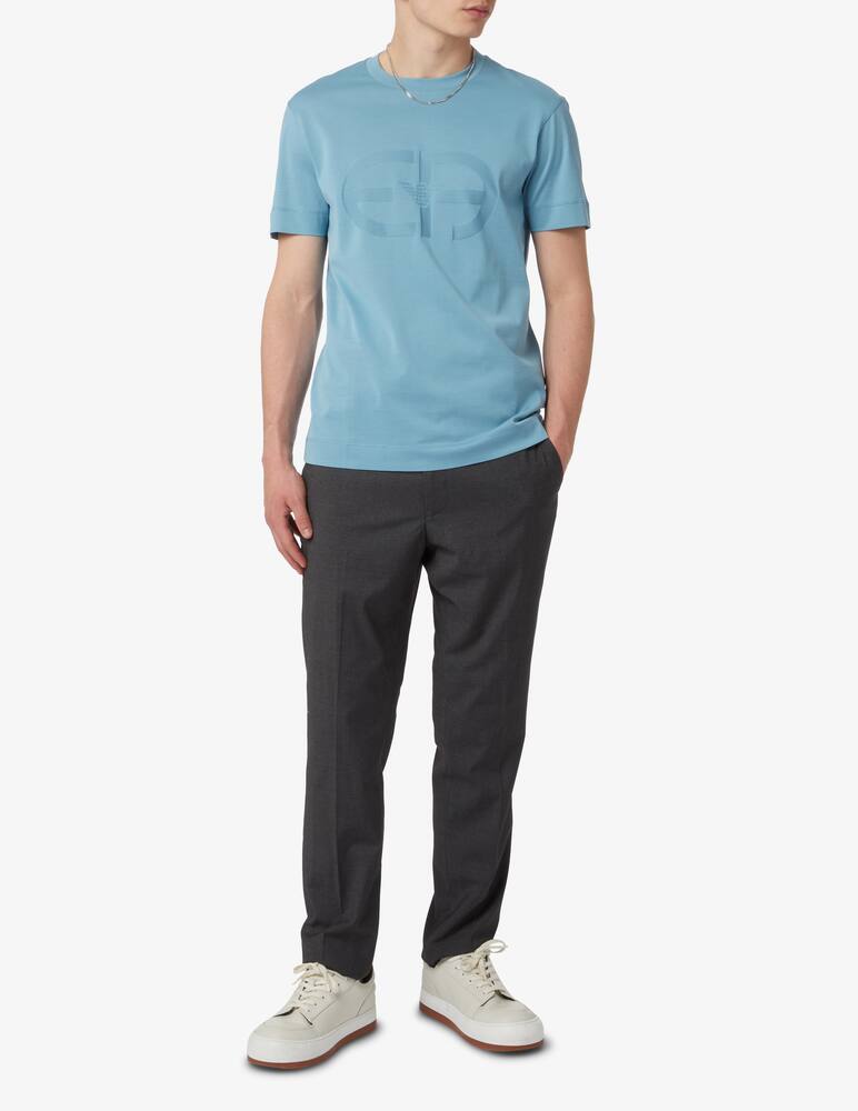 rinascente Emporio Armani Maglietta con logo - azzurro