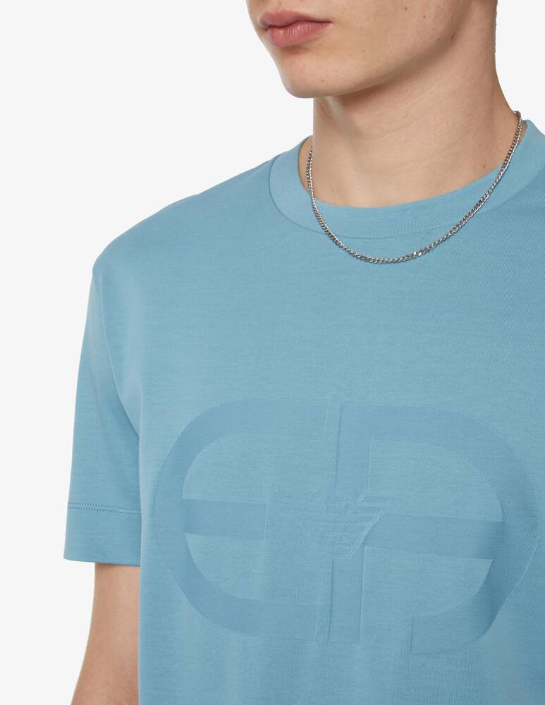 rinascente Emporio Armani Maglietta con logo - azzurro
