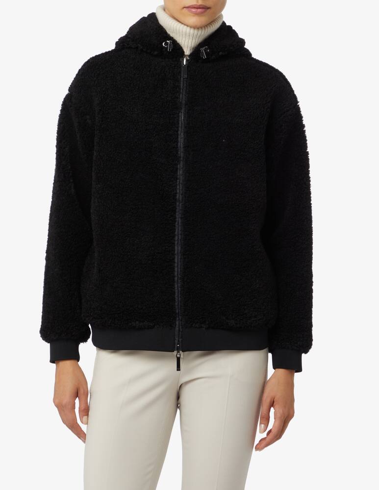 Emporio Armani Pelliccia corta con cappuccio - Nero - immagine 1 Emporio Armani Pelliccia corta con cappuccio - Nero - immagine 1