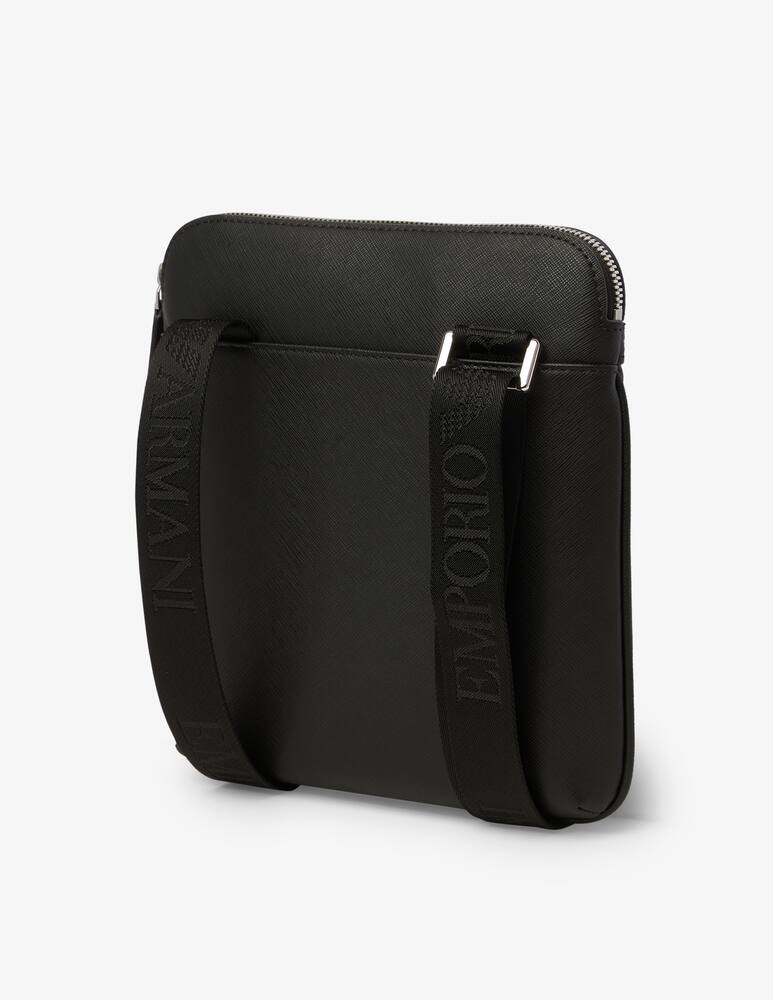 rinascente Emporio Armani Borsello in saffiano con logo metal