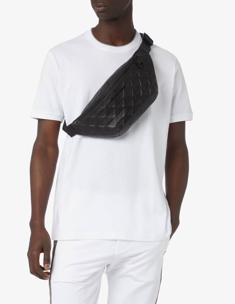 rinascente Emporio Armani Leather waistbag - Black