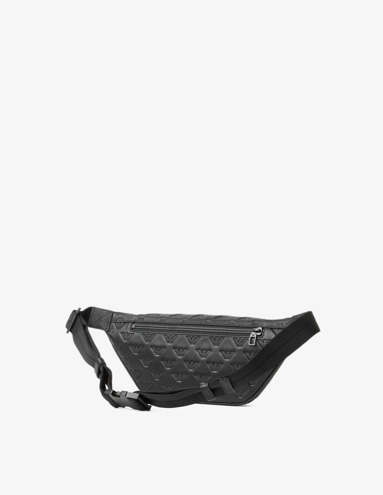 rinascente Emporio Armani Leather waistbag - Black