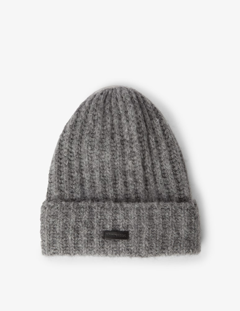 rinascente Emporio Armani Cappello beanie mohair - Grigio