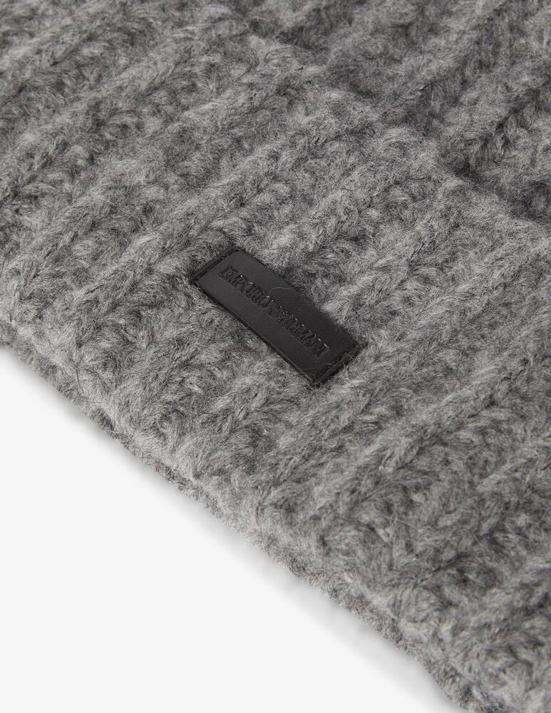rinascente Emporio Armani Cappello beanie mohair - Grigio