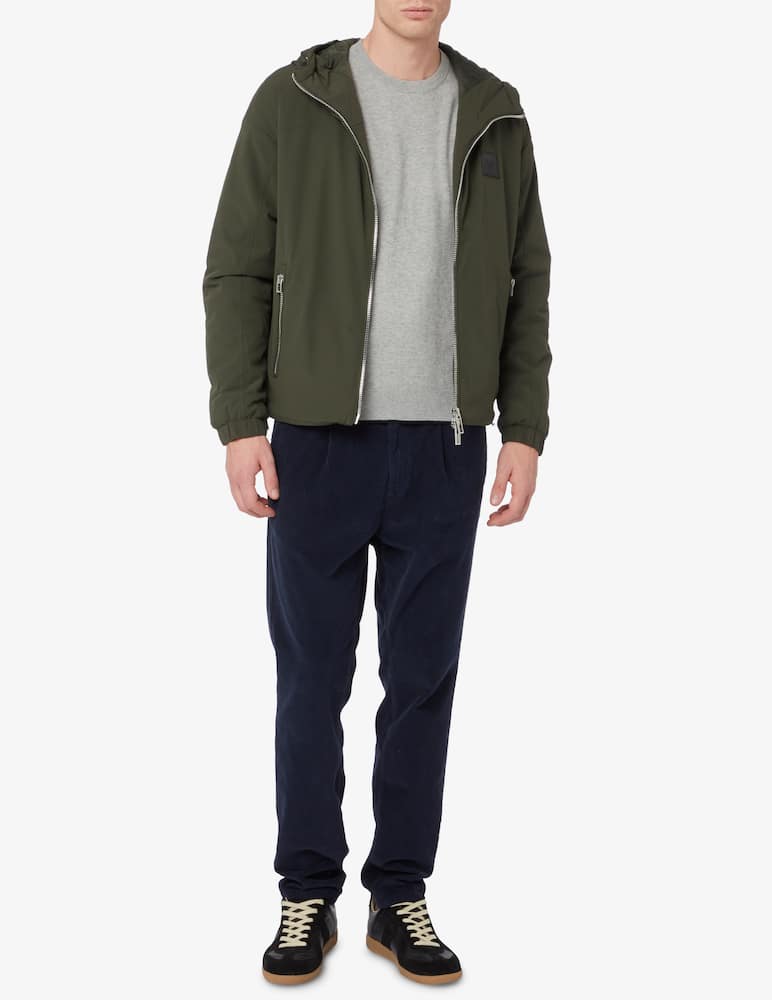 Emporio Armani Giubbotto corto in nylon - Verde - immagine 2 Emporio Armani Giubbotto corto in nylon - Verde - immagine 2