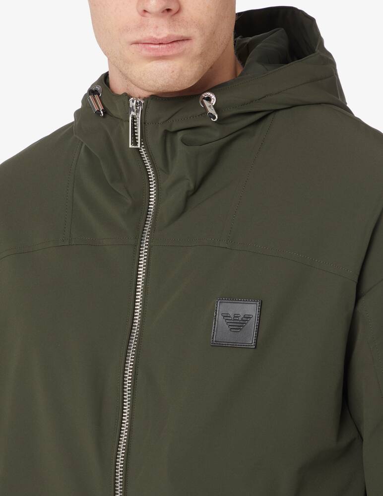 Emporio Armani Giubbotto corto in nylon - Verde - immagine 4 Emporio Armani Giubbotto corto in nylon - Verde - immagine 4