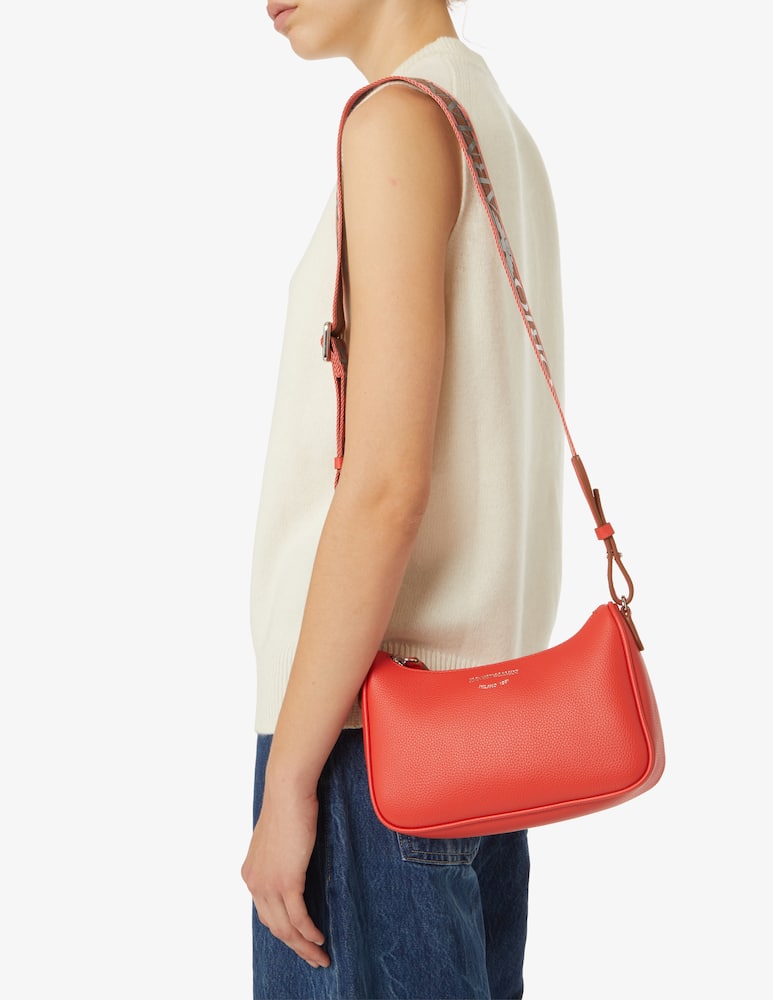 rinascente Emporio Armani MY EA shoulder bag with zip - Red