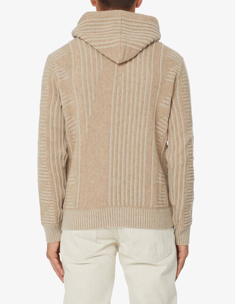 rinascente Emporio Armani Wool hoodie - beige