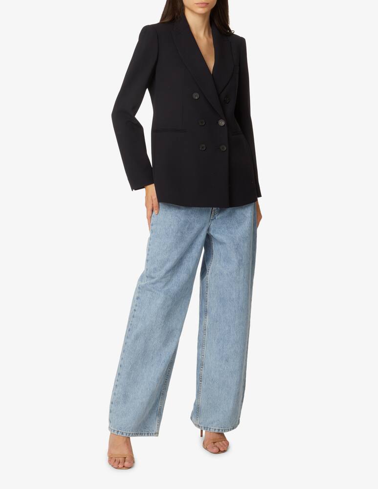 rinascente Emporio Armani Giacca doppiopetto in lana - Nero