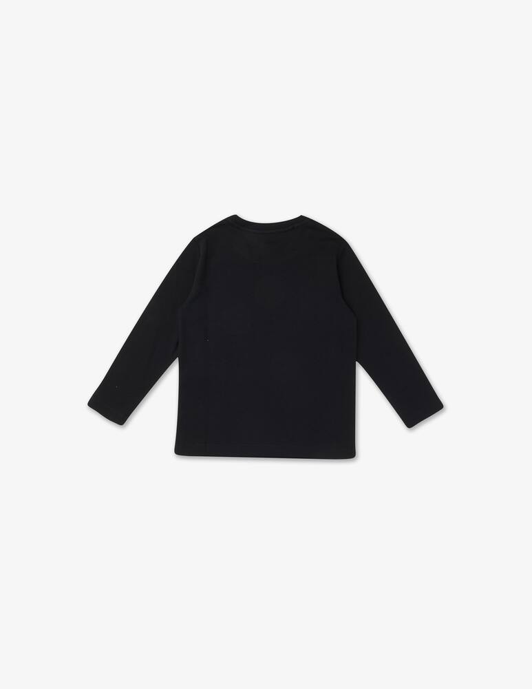 rinascente Emporio Armani Long sleeved cotton shirt - Black