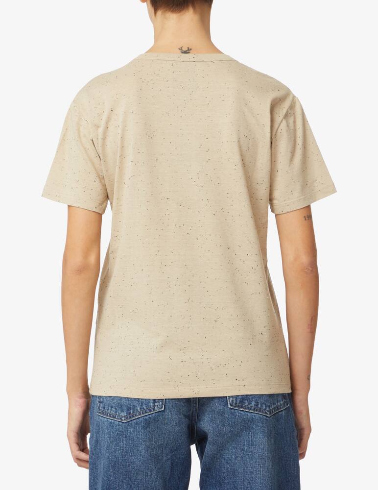 rinascente Emporio Armani Logo chalt cotton t-shirt - Beige